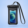 HydroPeak waterproof phone case in black